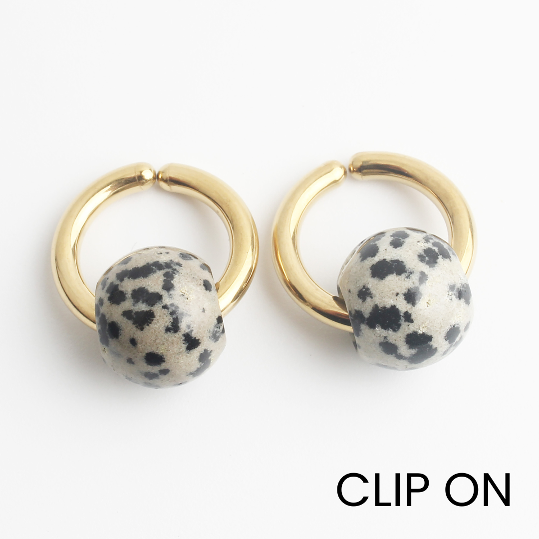 Merza - Oorbellen - Clip On - Stainless Steel
