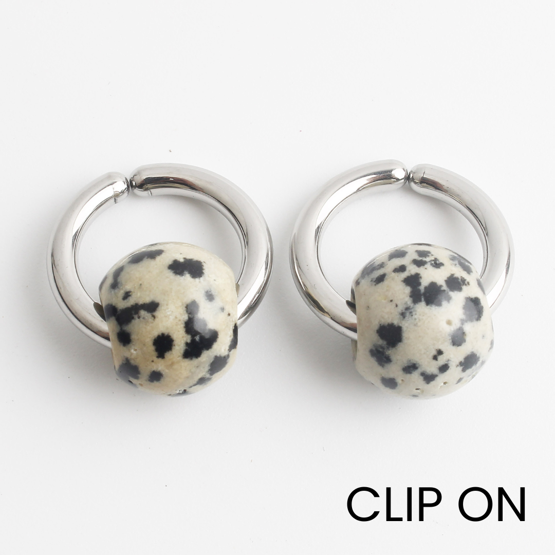 Merza - Oorbellen - Clip On - Stainless Steel
