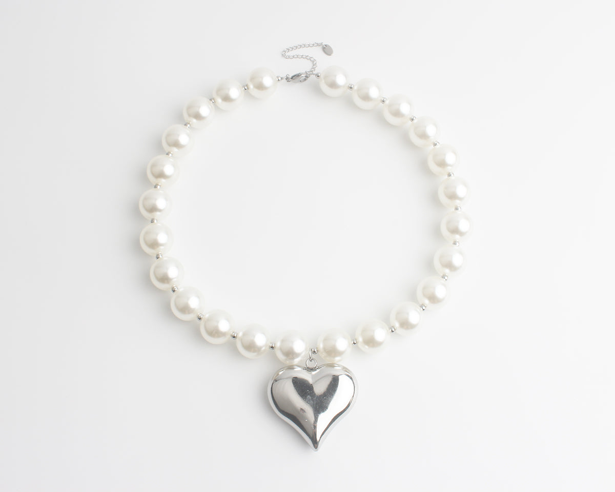 Sweetheart Pearl - Collana - Acciaio inossidabile