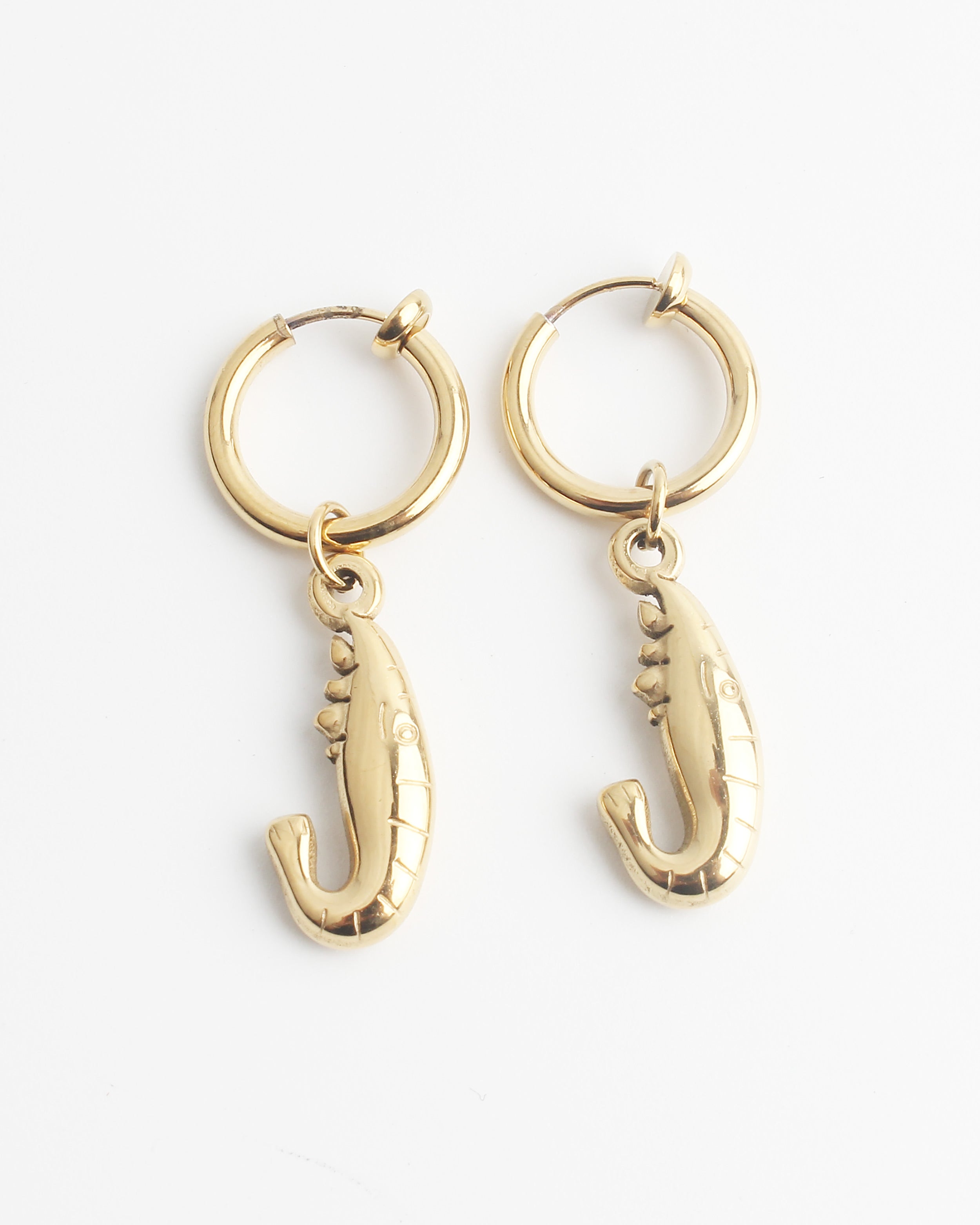 Shrimp - Oorbellen - Stainless Steel