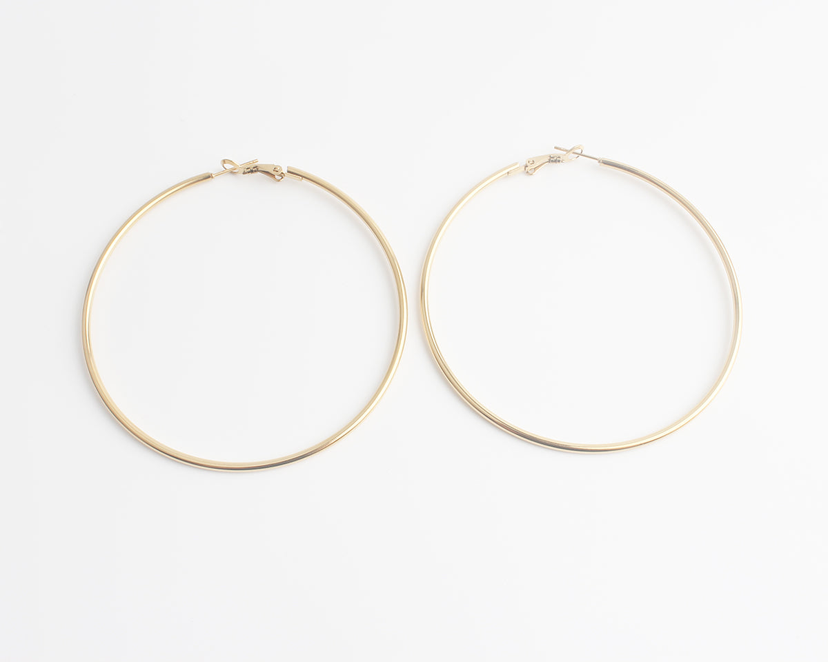 Basic hoops - Orecchini - Acciaio inossidabile
