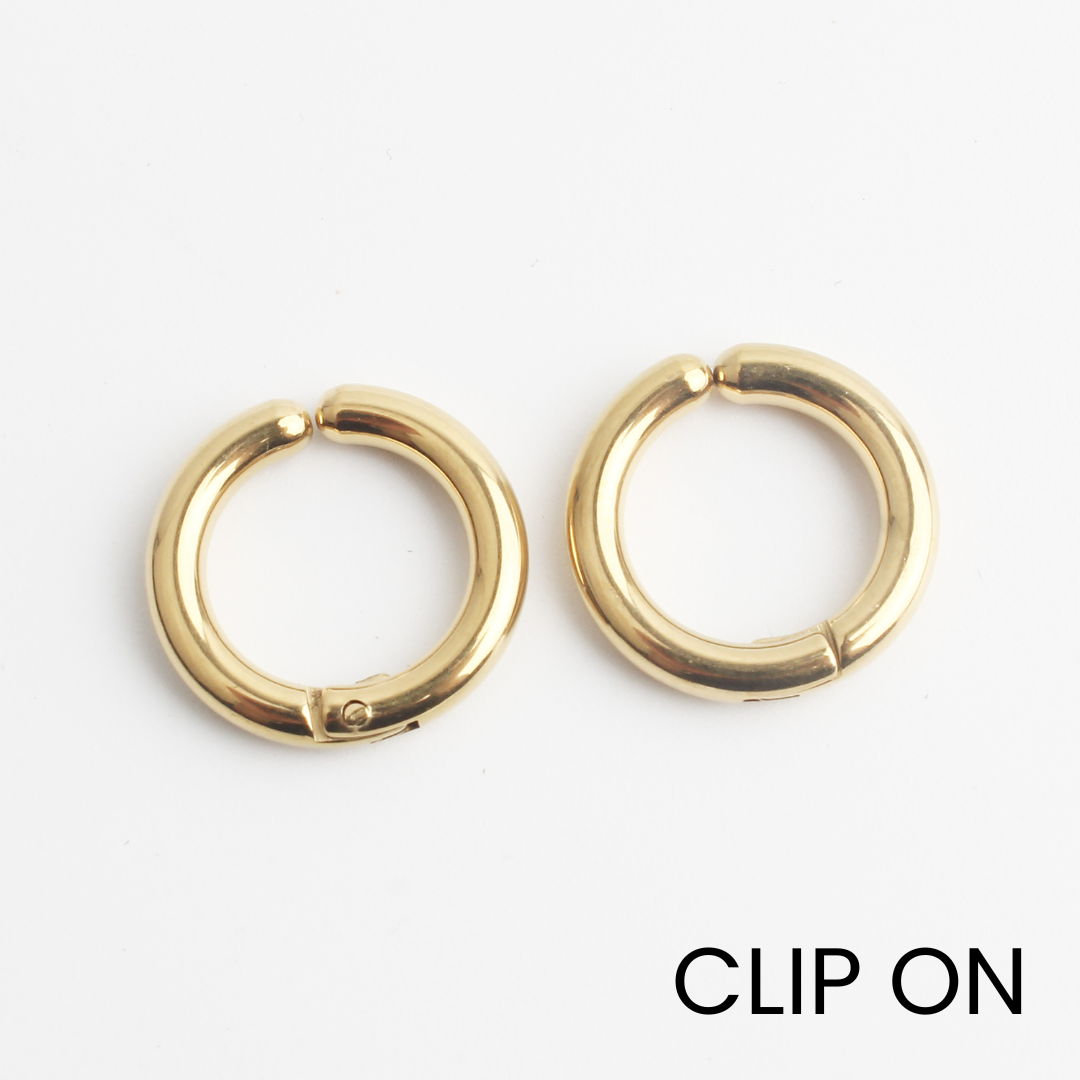 Riri - Oorbellen - Clip On - Stainless Steel