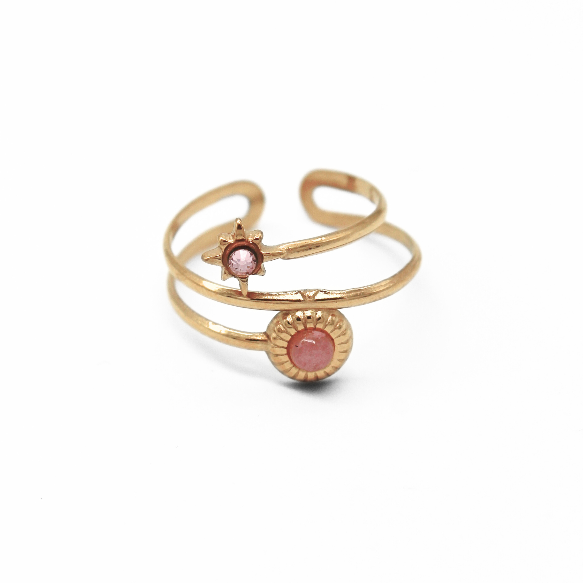 Candace - Ring - Stainless Steel - Adjustable