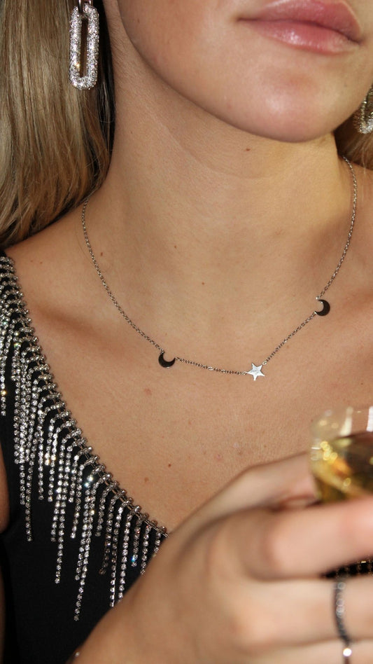 Galaxy - Collana - Acciaio inossidabile