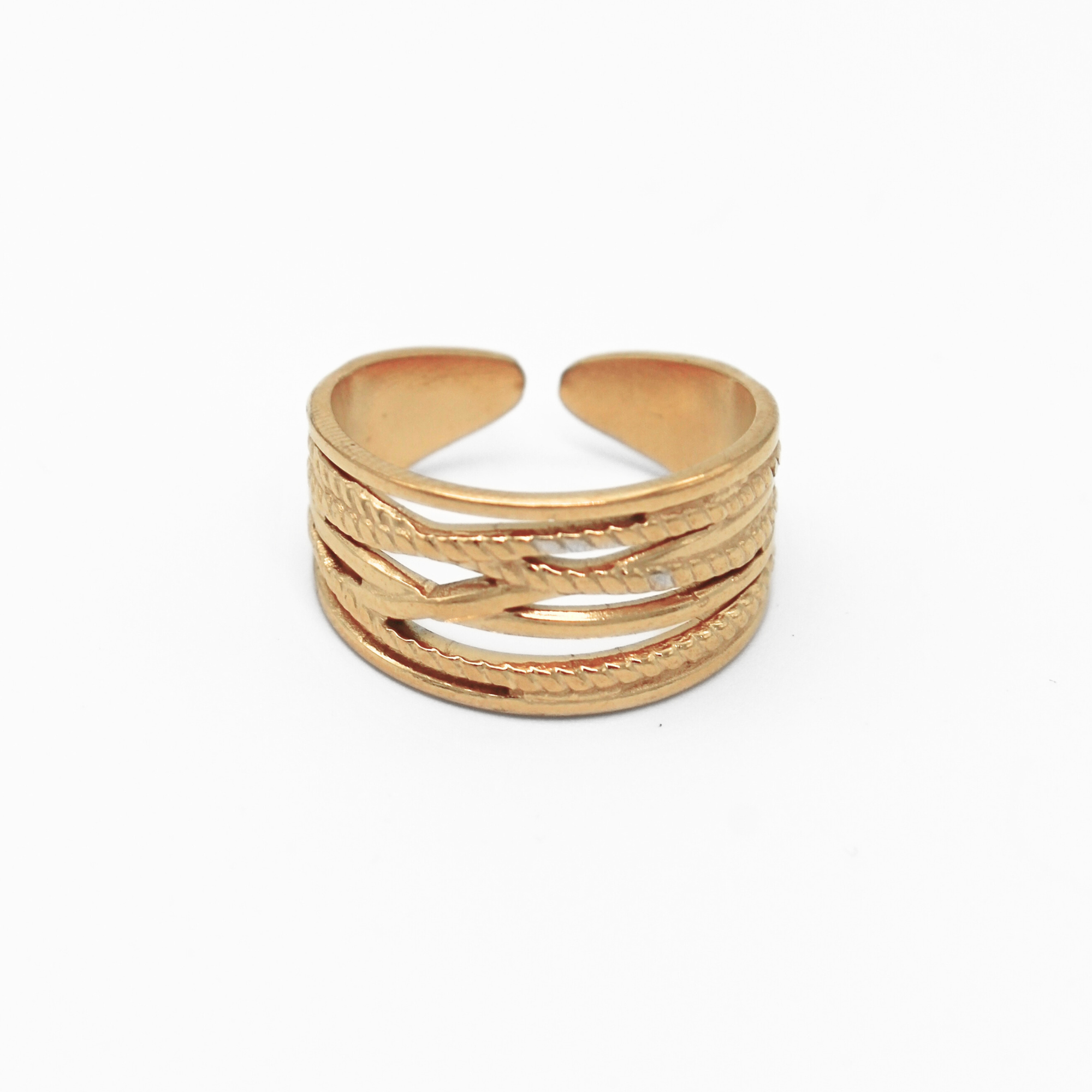 Louve - Ring - Stainless Steel - Adjustable