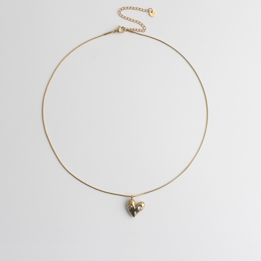Sparkly love - Necklace - Stainless Steel