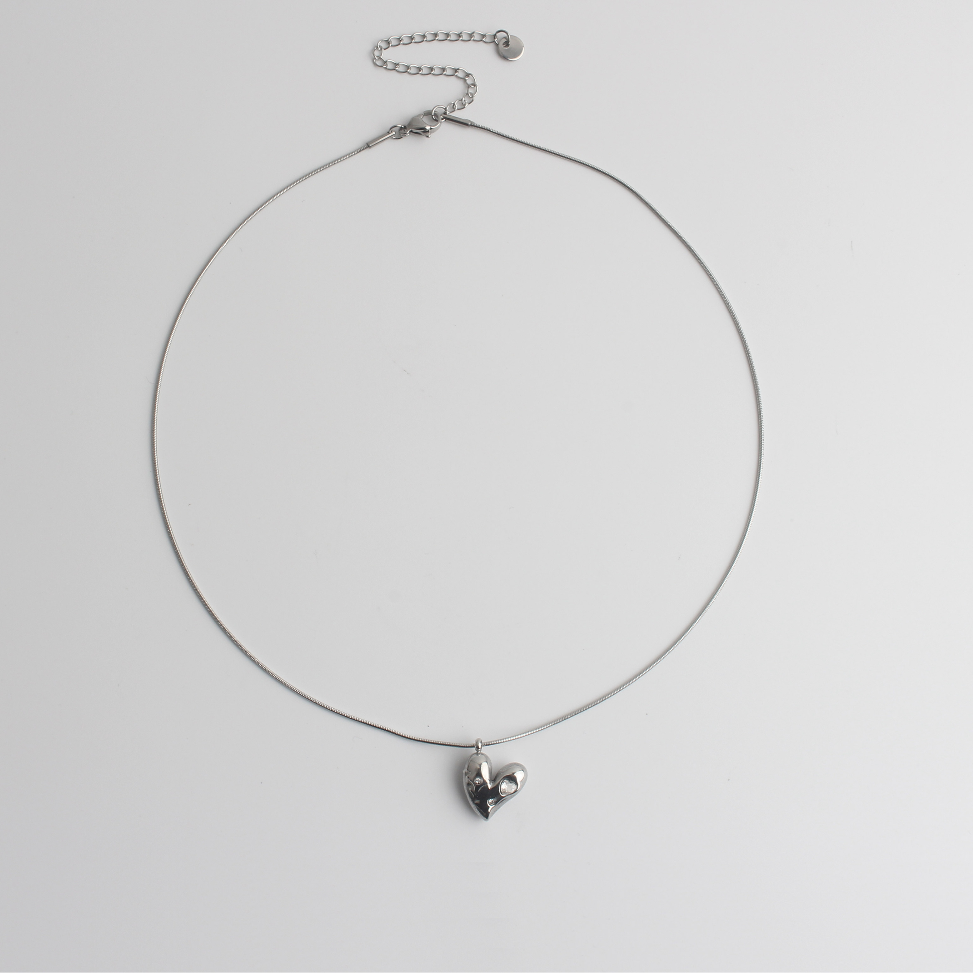 Sparkly love - Necklace - Stainless Steel