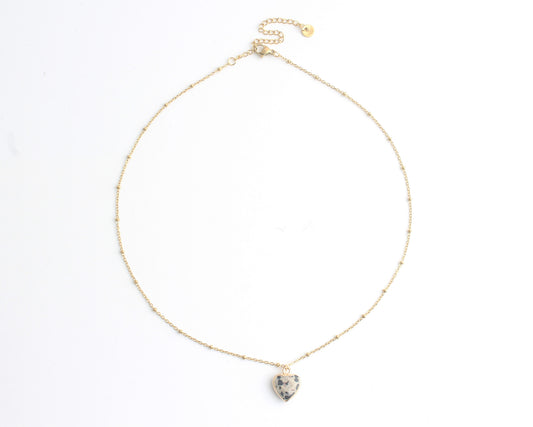 Cherish - Necklace - Natural Stone - Stainless Steel