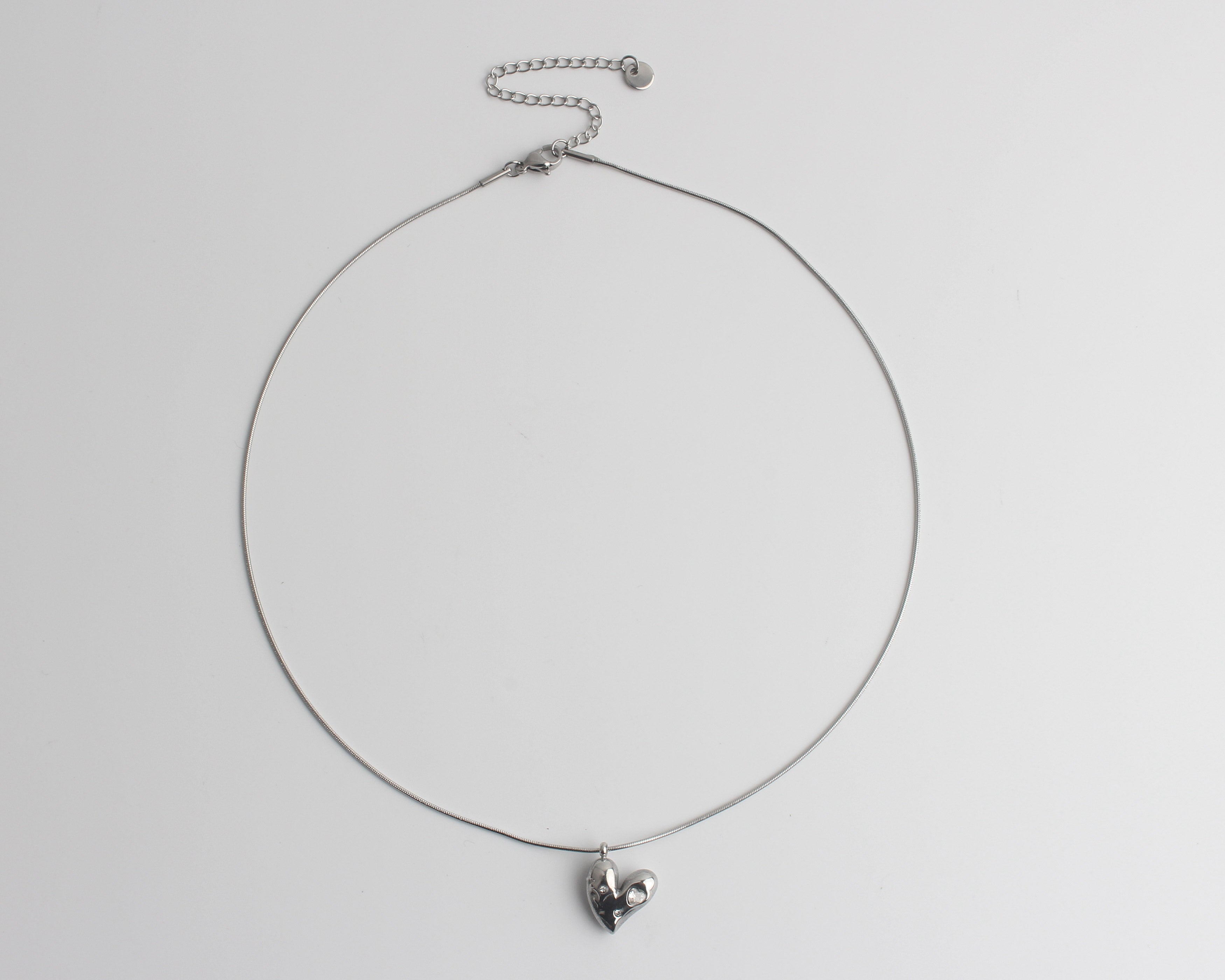 Sparkly love - Necklace - Stainless Steel