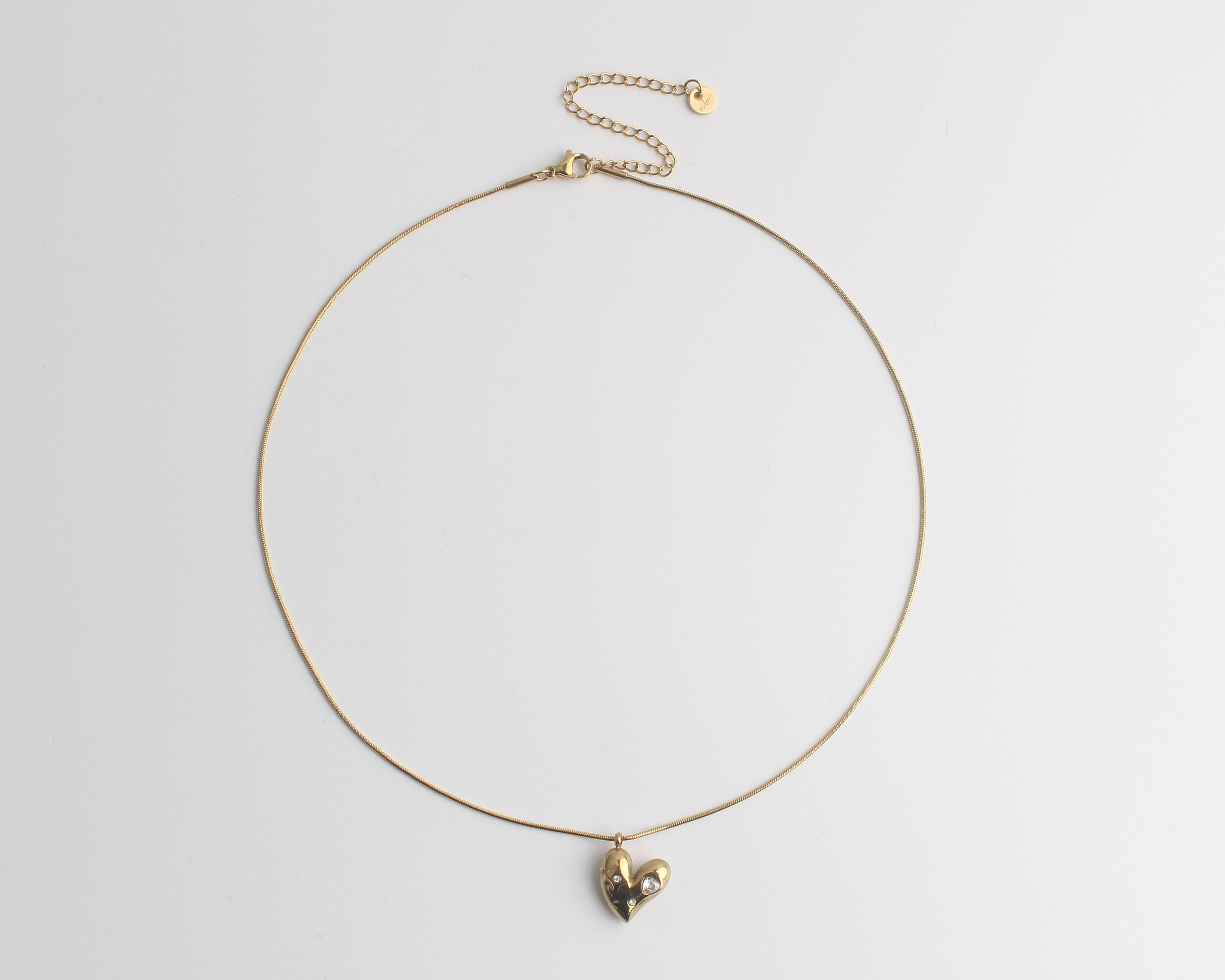 Sparkly love - Necklace - Stainless Steel