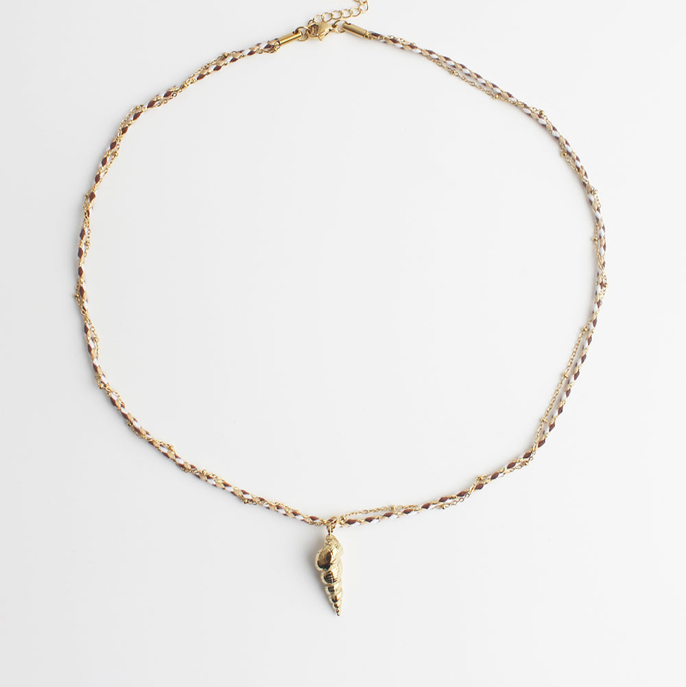 Twisted Shell - Collana - Acciaio inossidabile