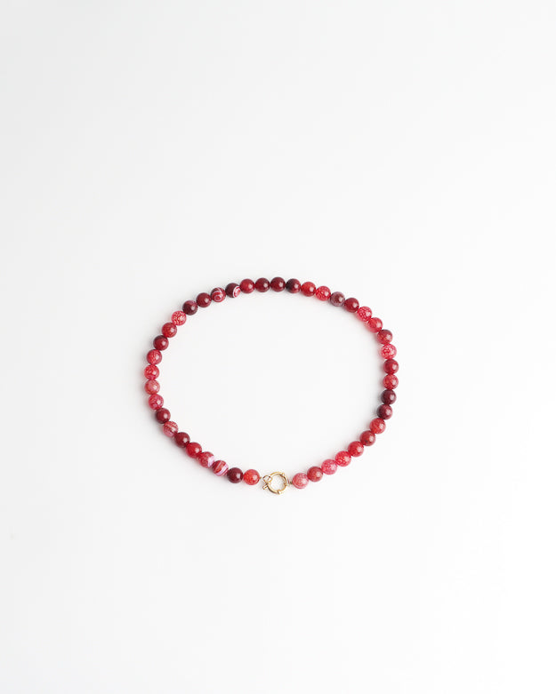 Samira - Necklace - Natural Stone -Stainless Steel