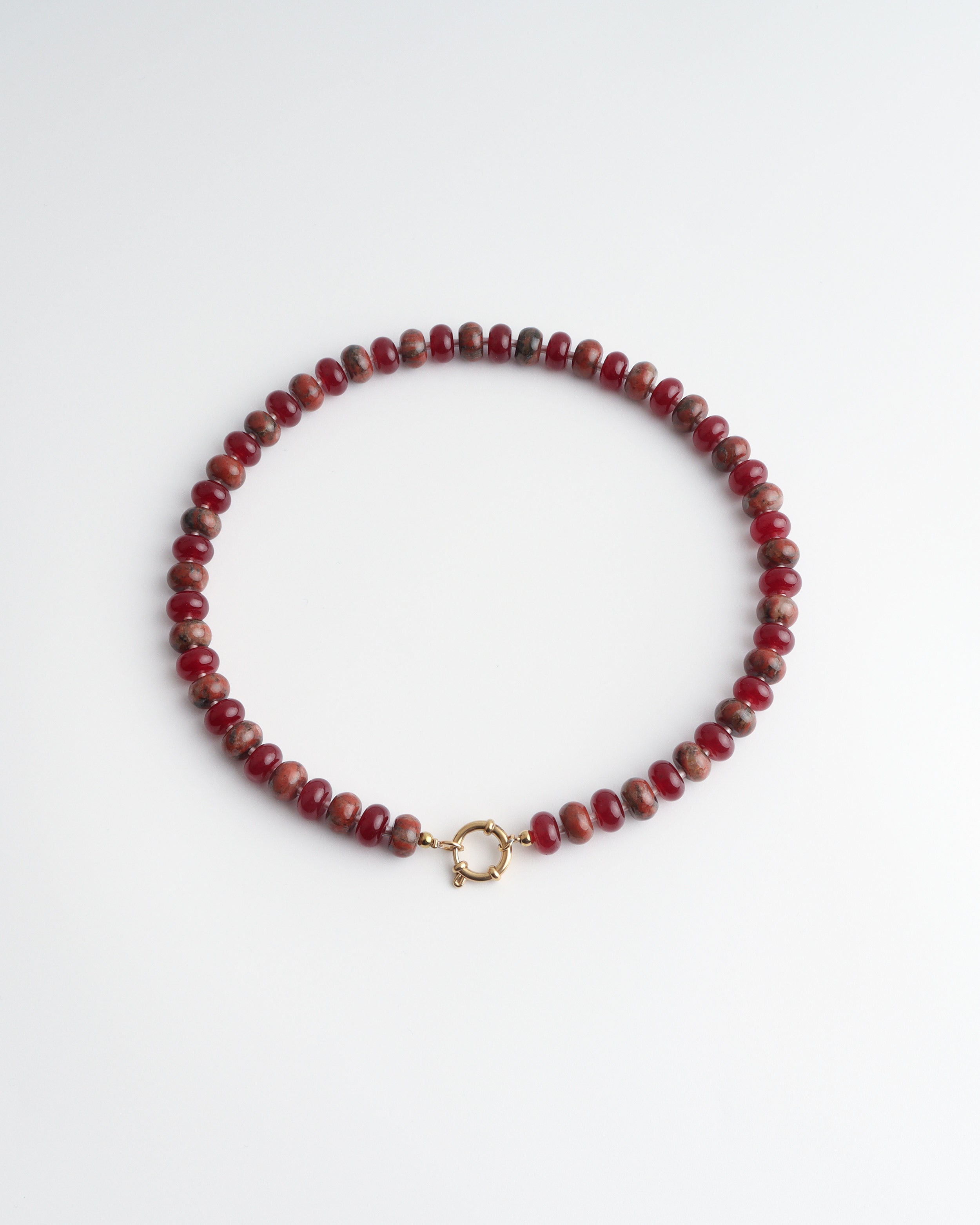 Clarisa - Necklace - Natural Stone - Stainless Steel