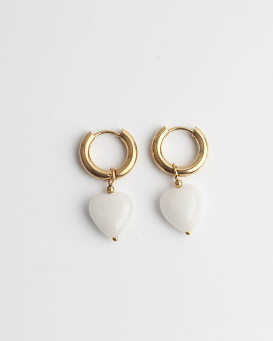 Para Siempre - Earrings - Natural Stone - Stainless Steel