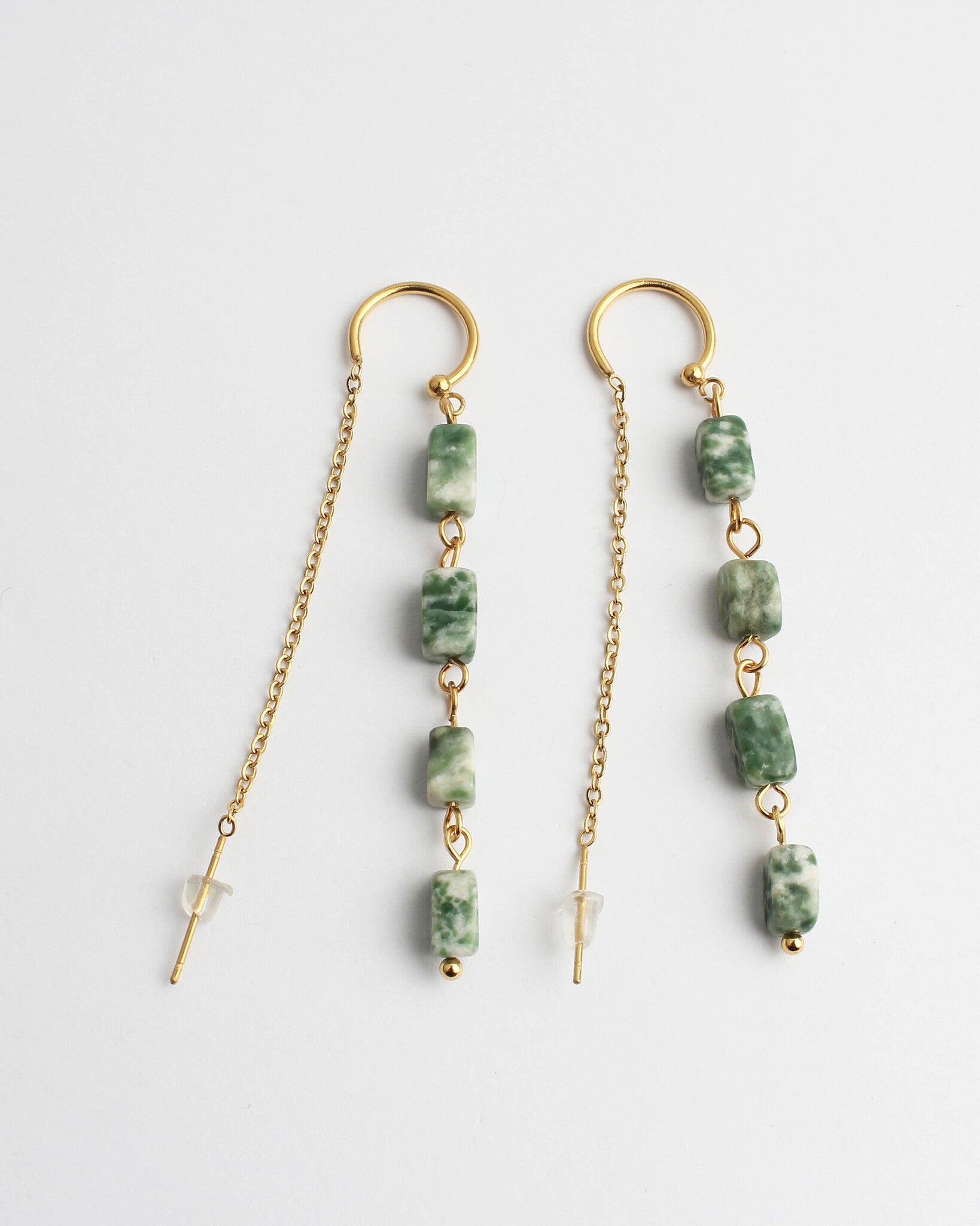 Danielle - Earrings - Natural Stone - Stainless Steel