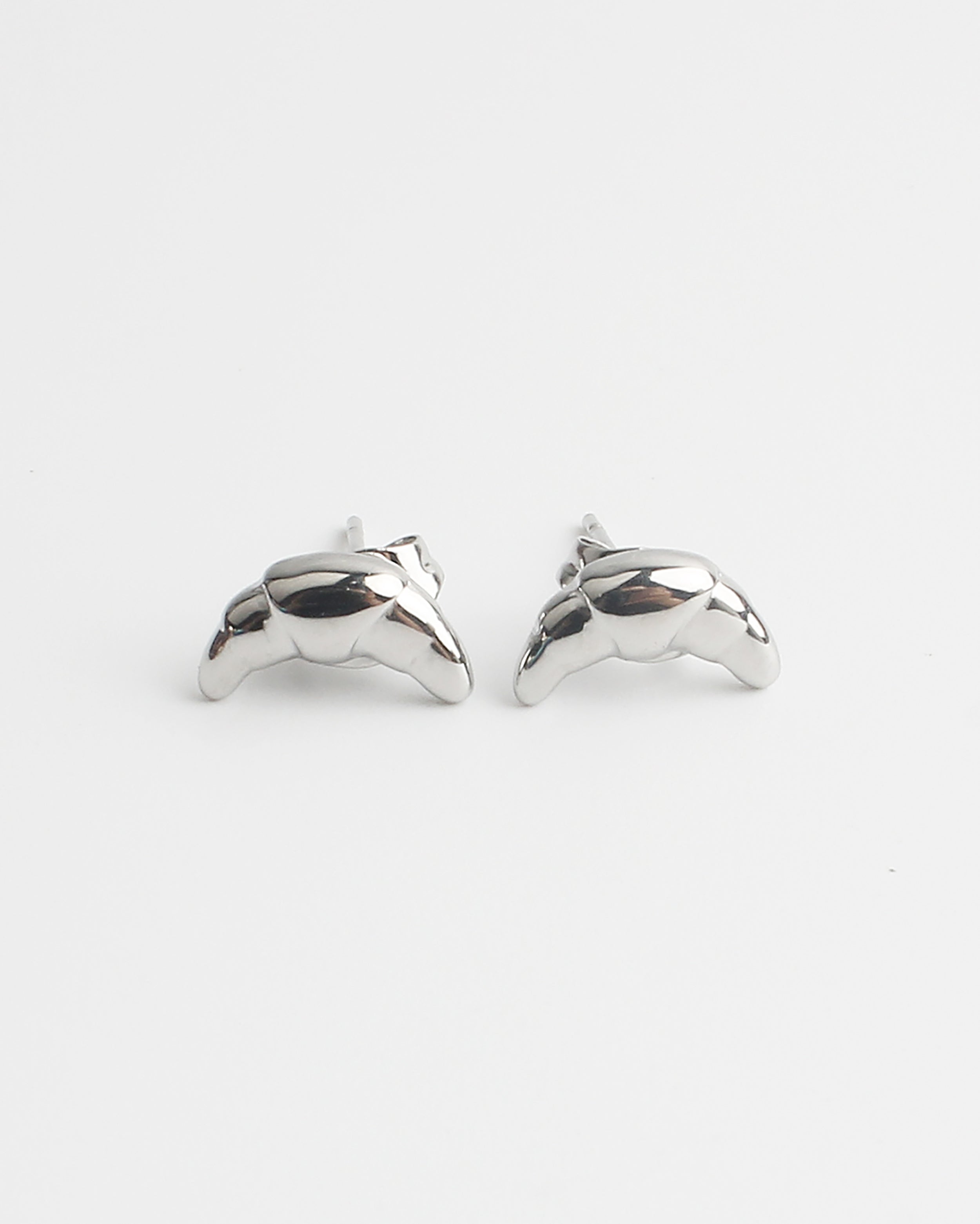 Little Croissant - Earrings - Studs - Stainless Steel
