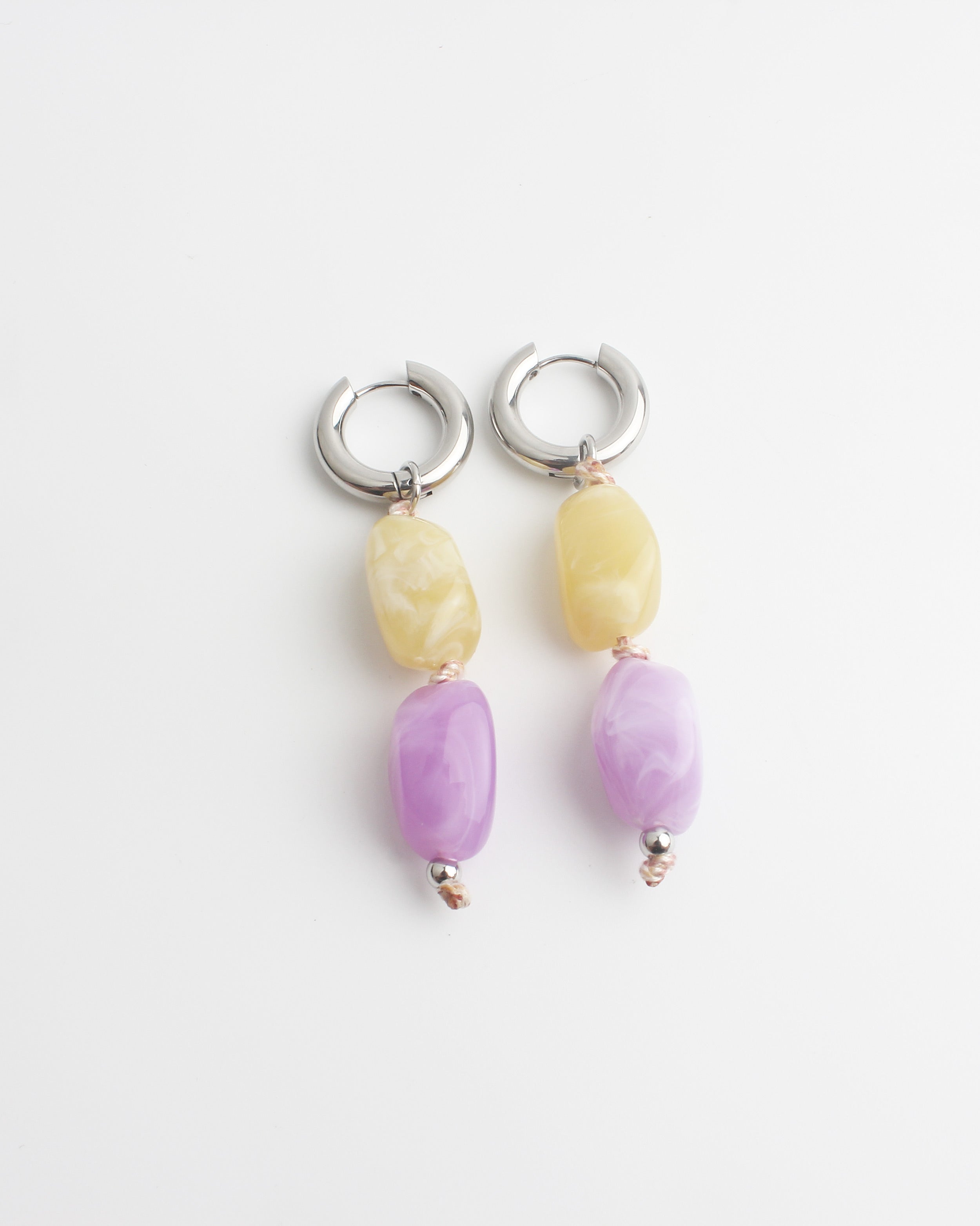 Nayara - Earrings - Natural stone - Stainless Steel