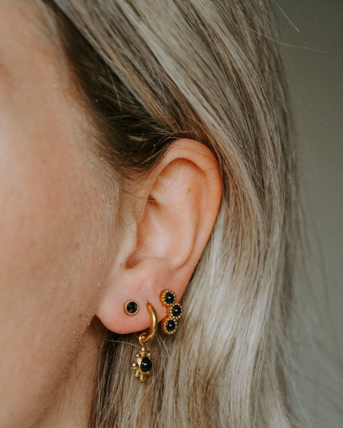 Amelie - Borchie - Orecchini - Acciaio inossidabile