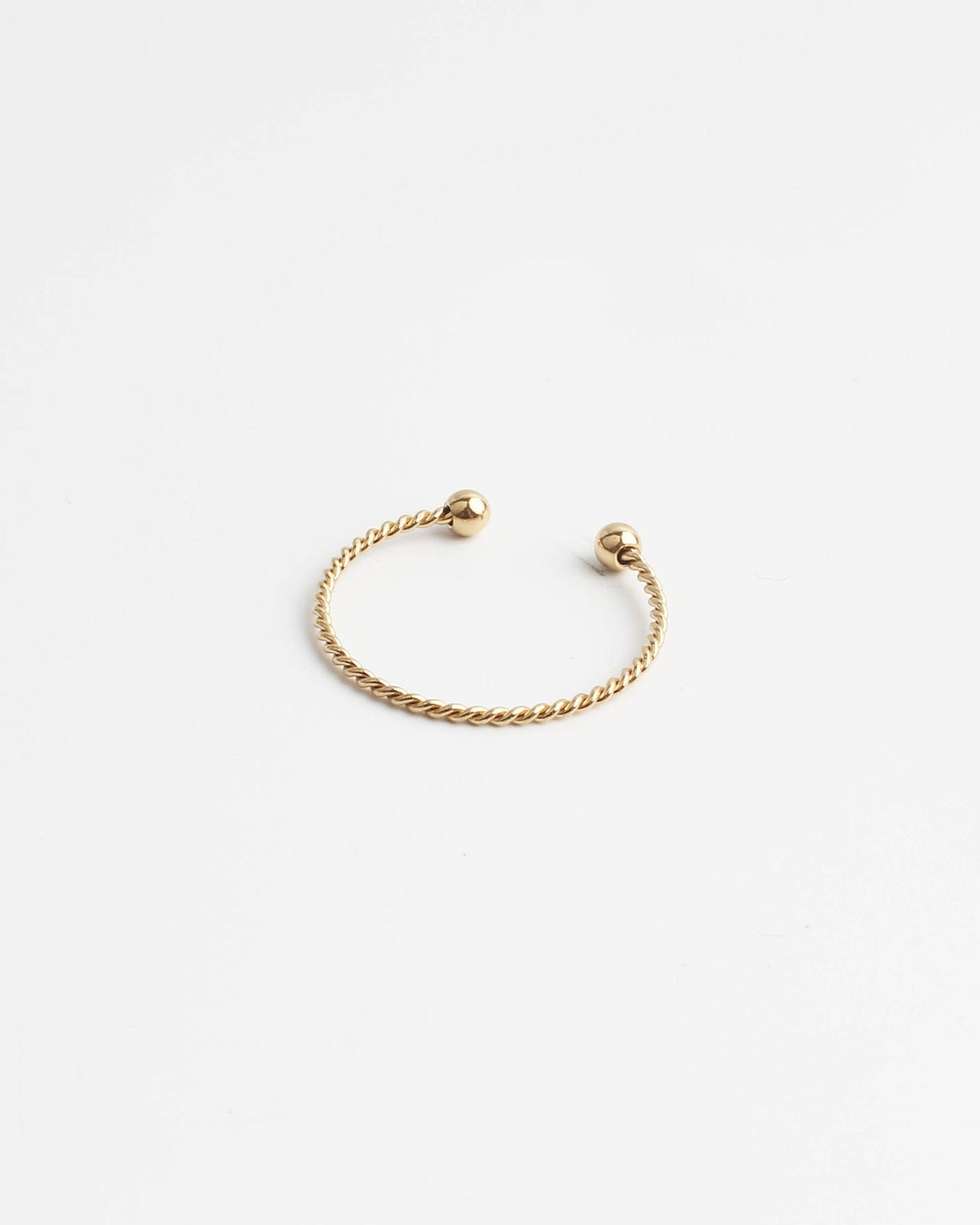 Basic Twist - Anello - Acciaio inossidabile - Regolabile