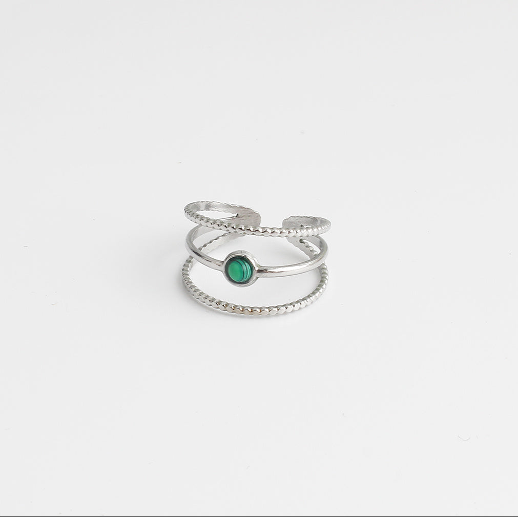 Aarya - Ring - Stainless Steel - Adjustable