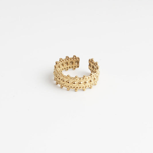 Delilah - Ring - Stainless Steel - Adjustable