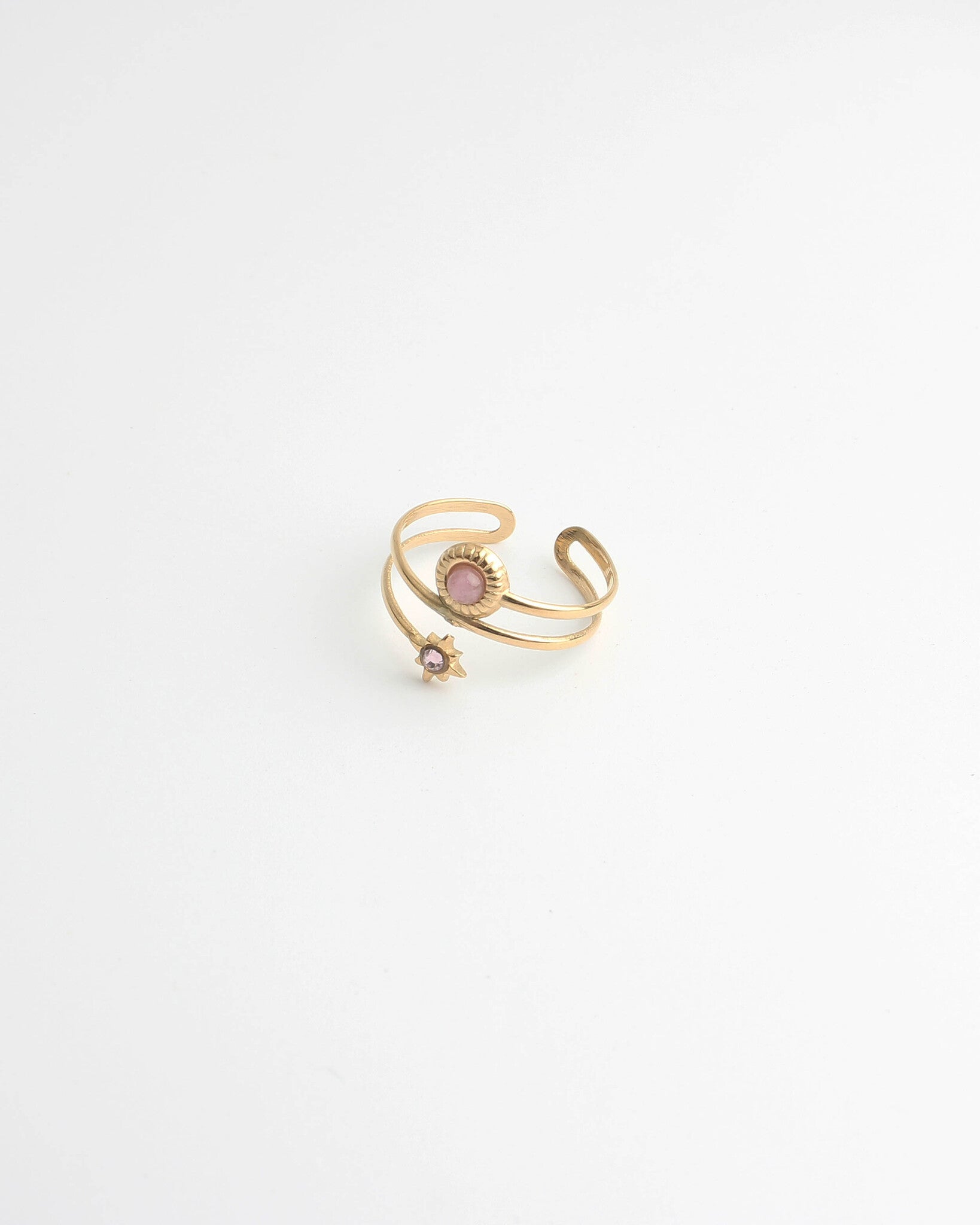 Candace - Ring - Stainless Steel - Adjustable