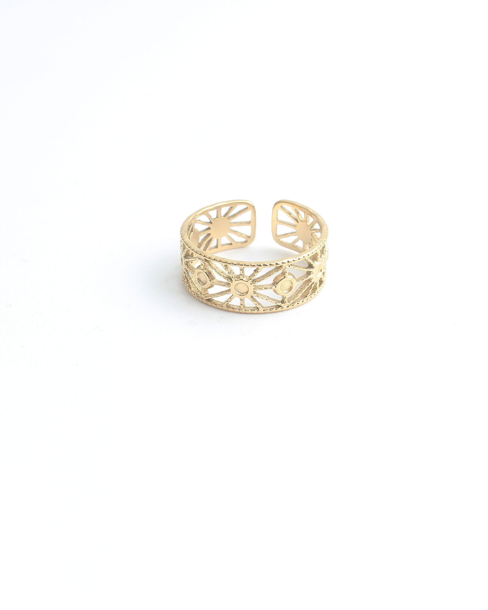Sola - Ring - Stainless Steel - Adjustable