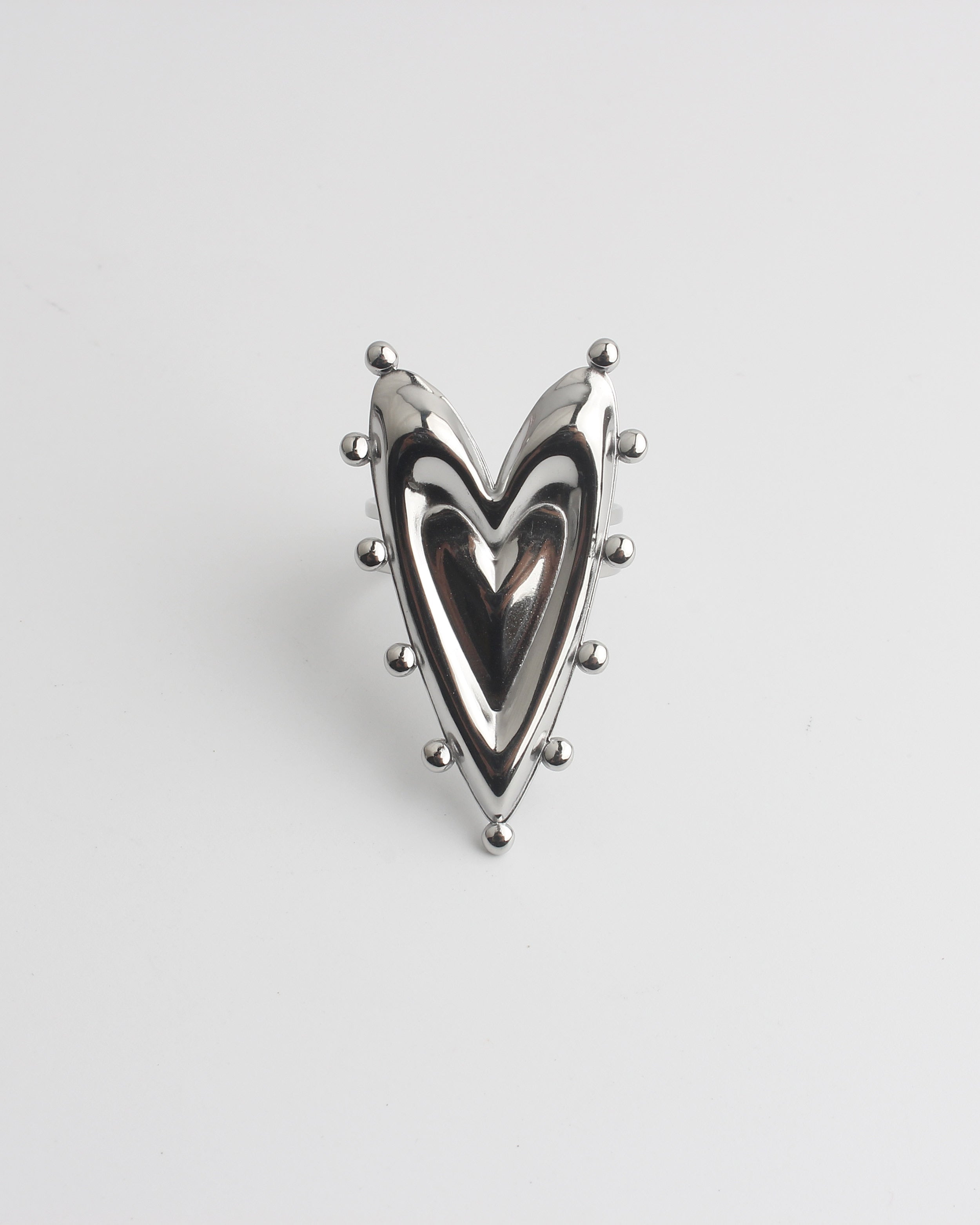 Strati d'amore - Anello - Acciaio inossidabile - Regolabile