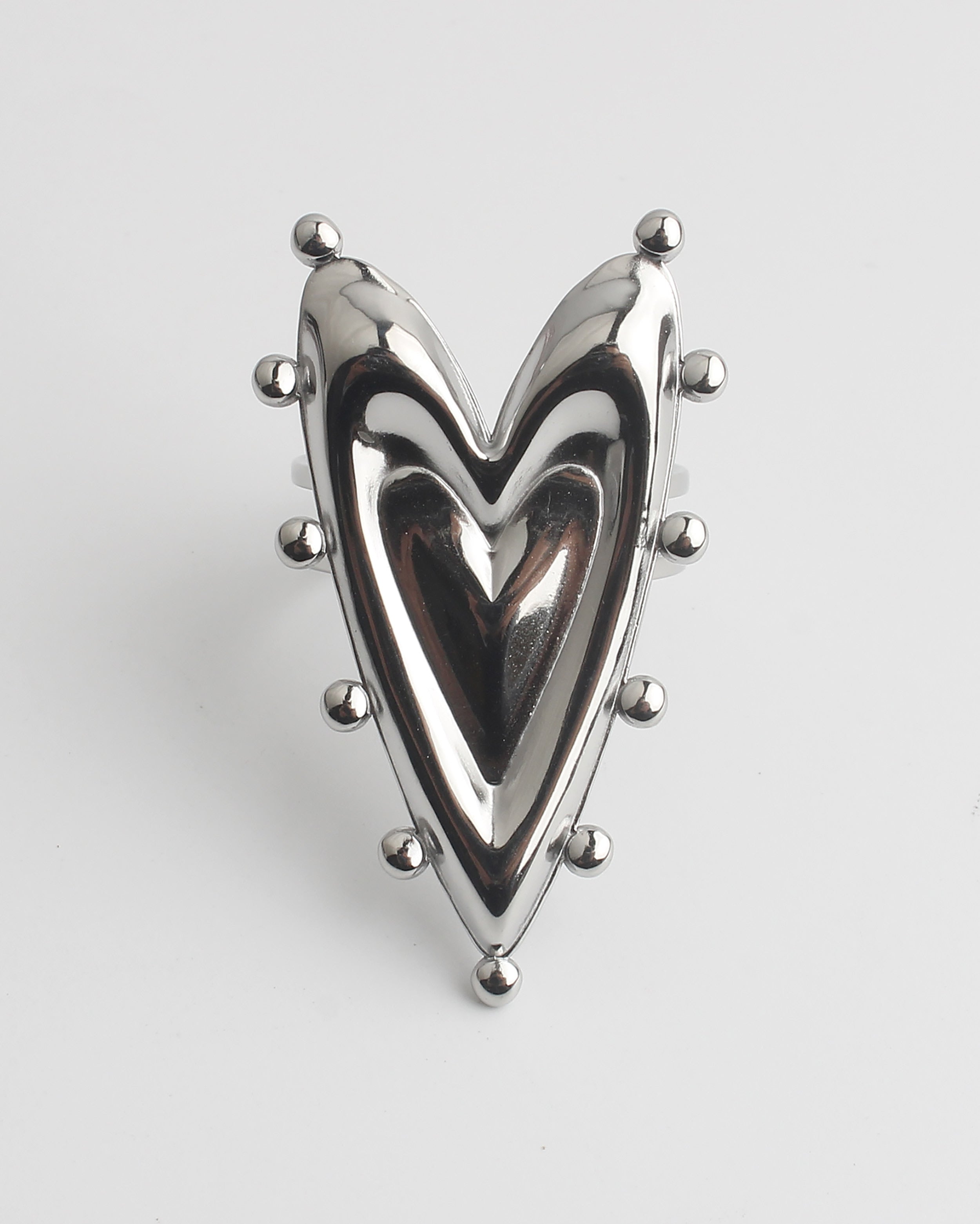 Strati d'amore - Anello - Acciaio inossidabile - Regolabile