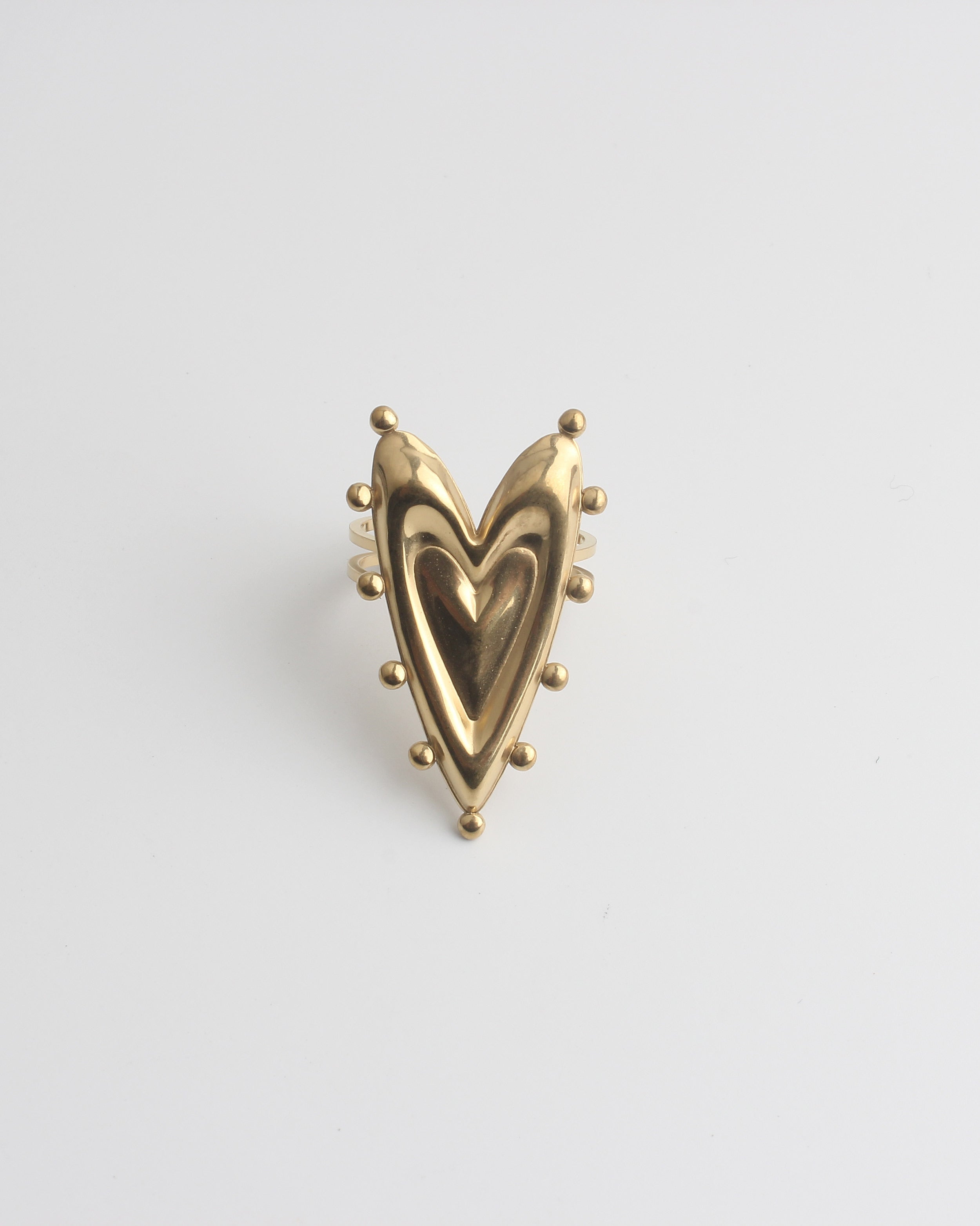 Strati d'amore - Anello - Acciaio inossidabile - Regolabile