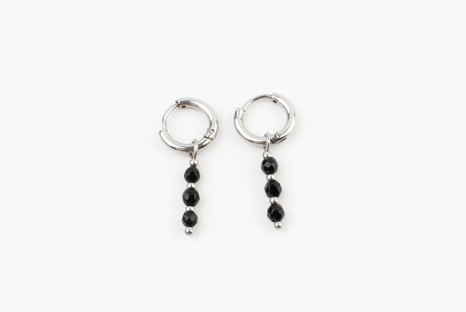 Mon Cheri - Earrings - Natural Stone - Stainless Steel