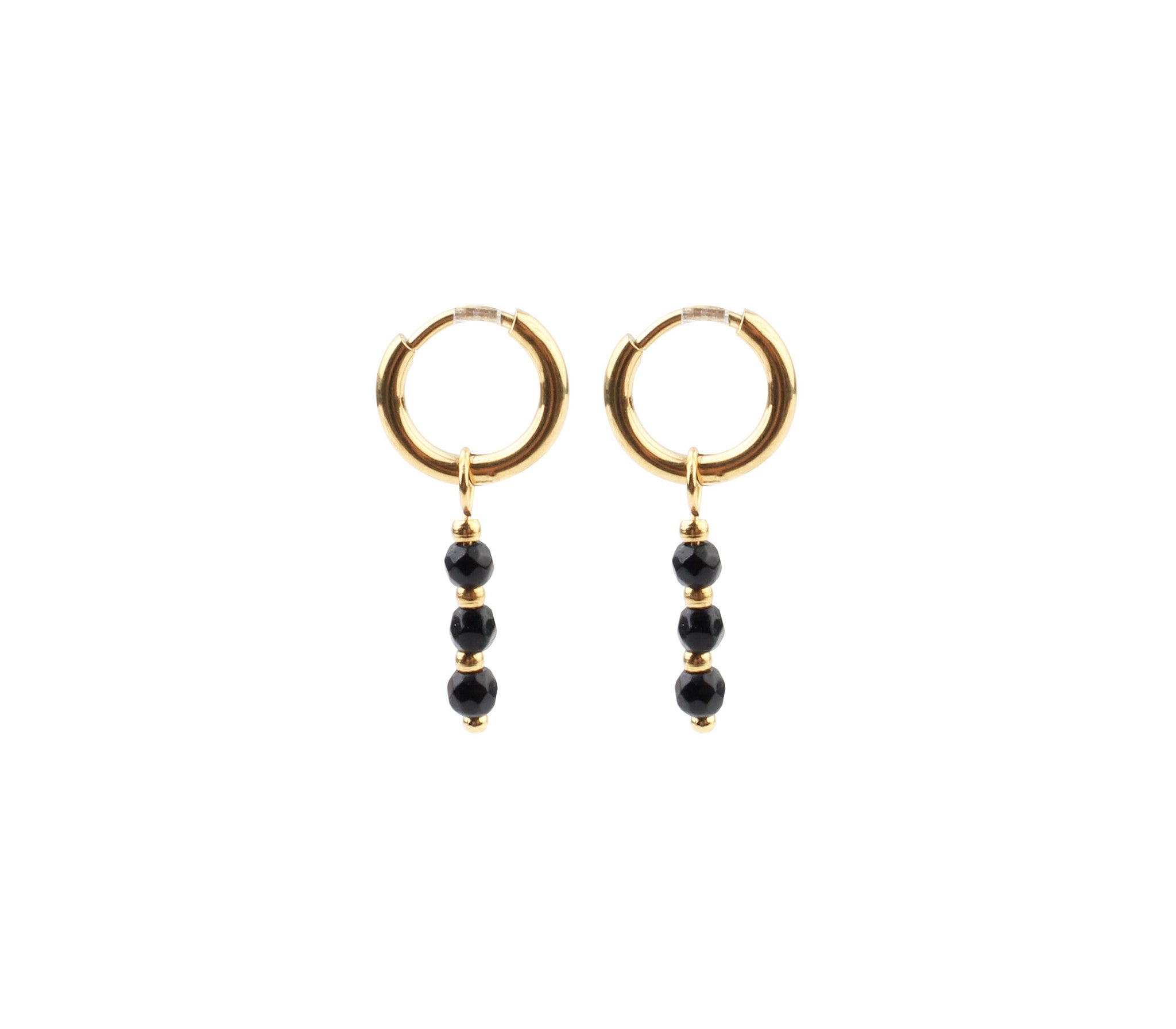 Mon Cheri - Earrings - Natural Stone - Stainless Steel