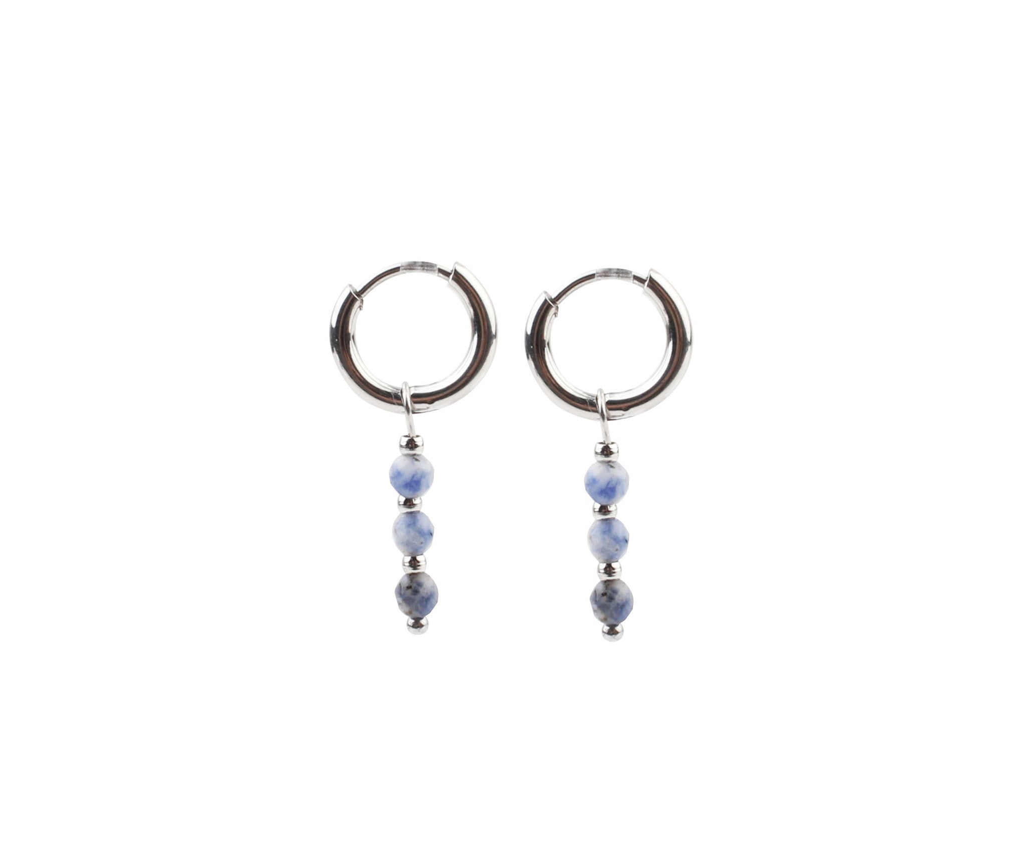 Mon Cheri - Earrings - Natural Stone - Stainless Steel