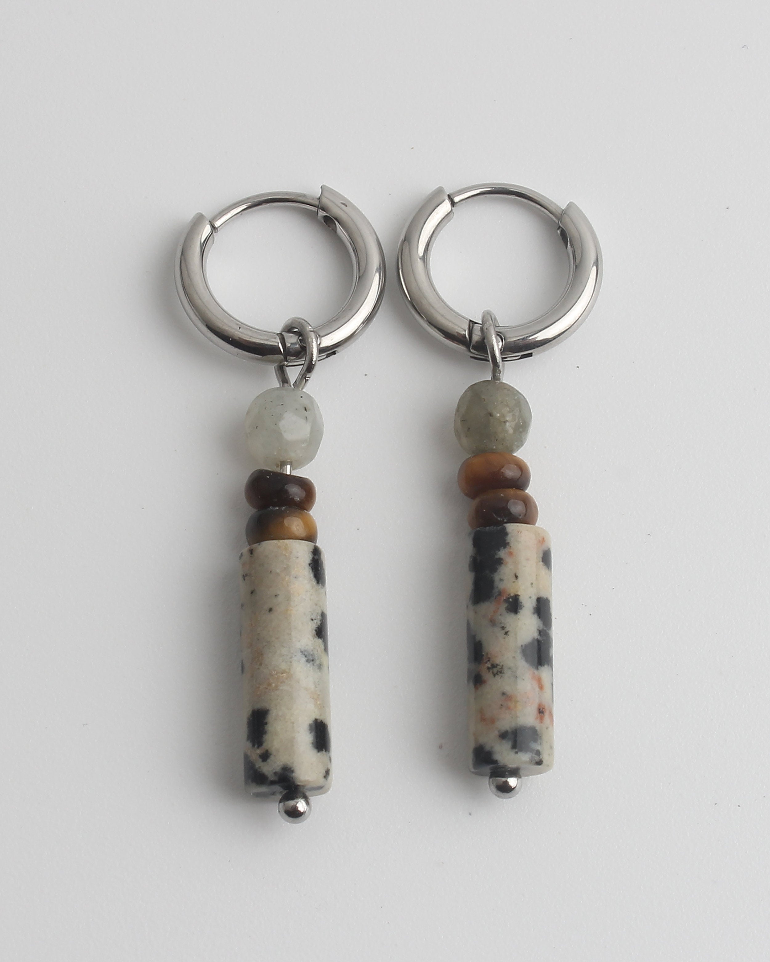 Frida - Earrings - Natural Stone - Stainless Steel