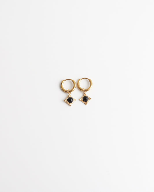 Estelle - Earrings - Natural Stone - Stainless Steel