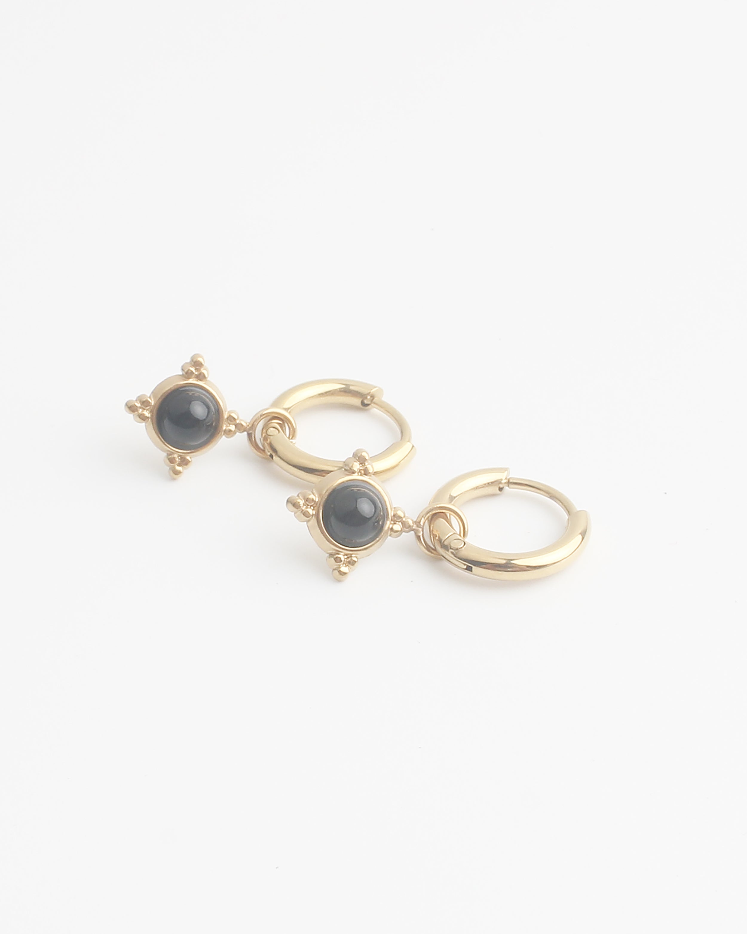 Estelle - Earrings - Natural Stone - Stainless Steel
