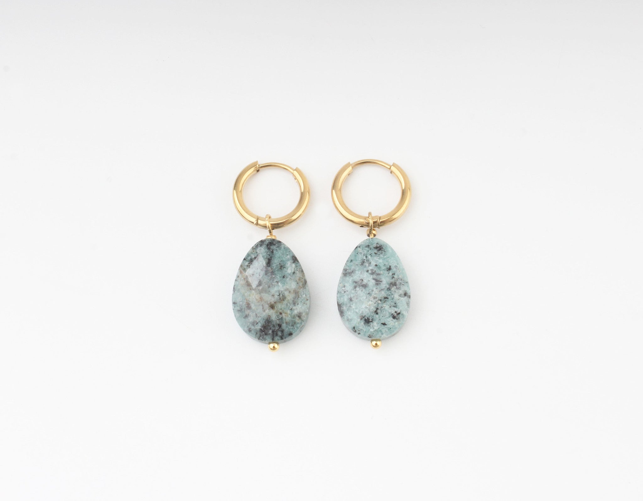Lieze - Earrings - Natural Stone - Stainless Steel