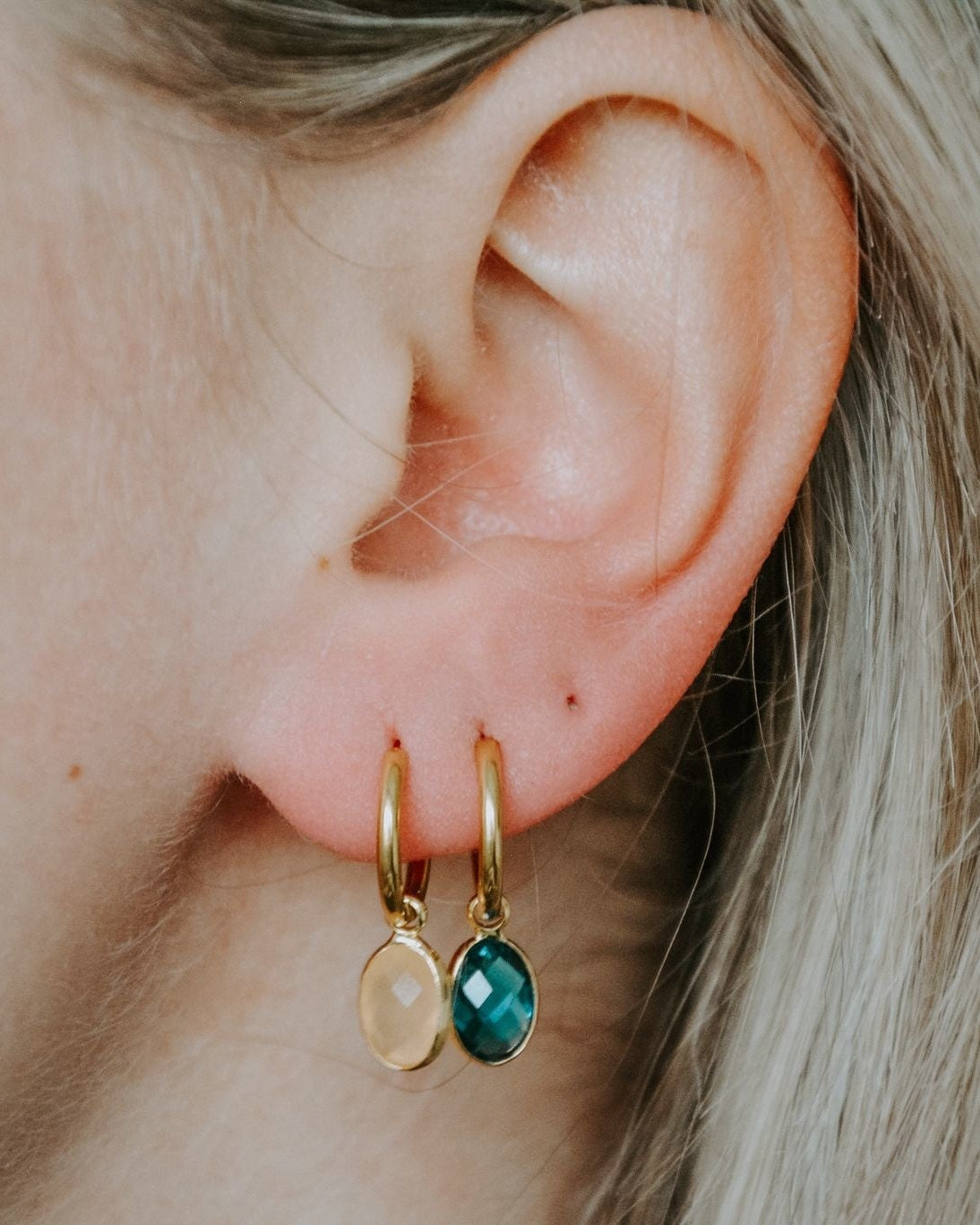 Dana ovale - Orecchini - Acciaio inossidabile