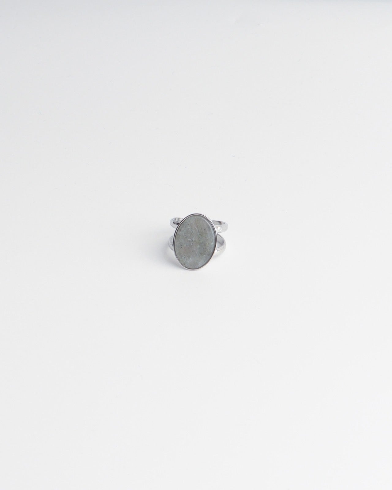 Layla - Anello - Acciaio inossidabile - Regolabile - Pietra naturale