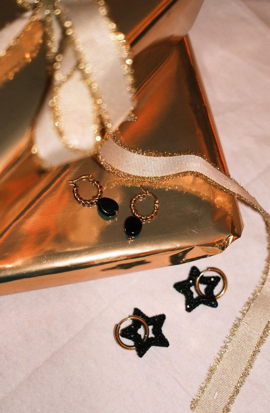 Louane - Earrings - Natural Stone - Stainless Steel