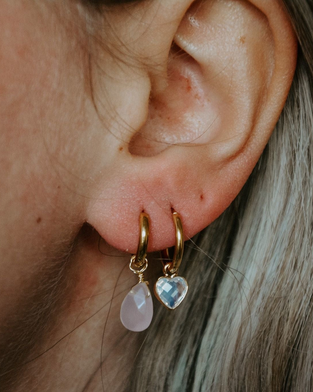 Tiny Heart - Orecchini - Acciaio inossidabile