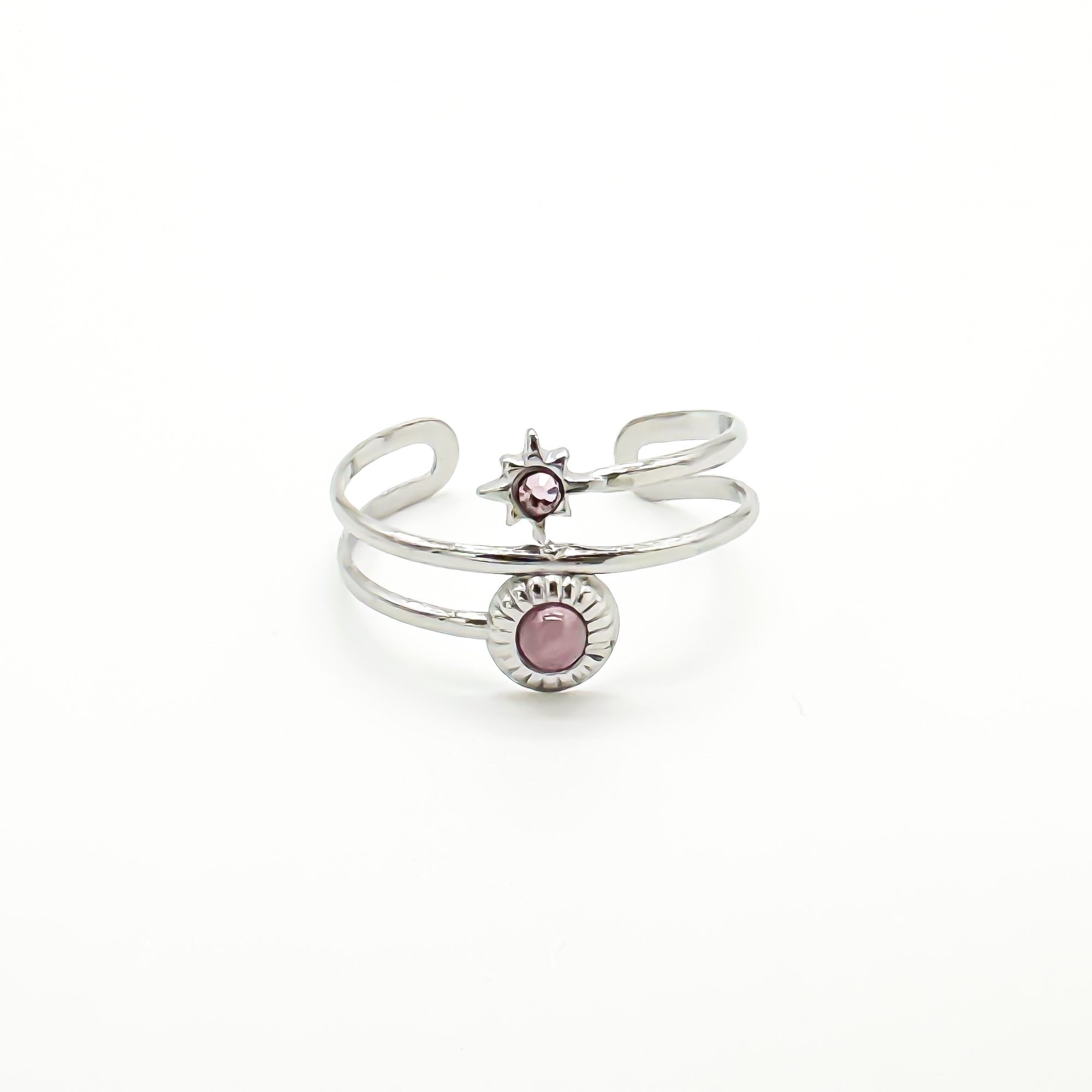 Candace - Ring - Stainless Steel - Adjustable