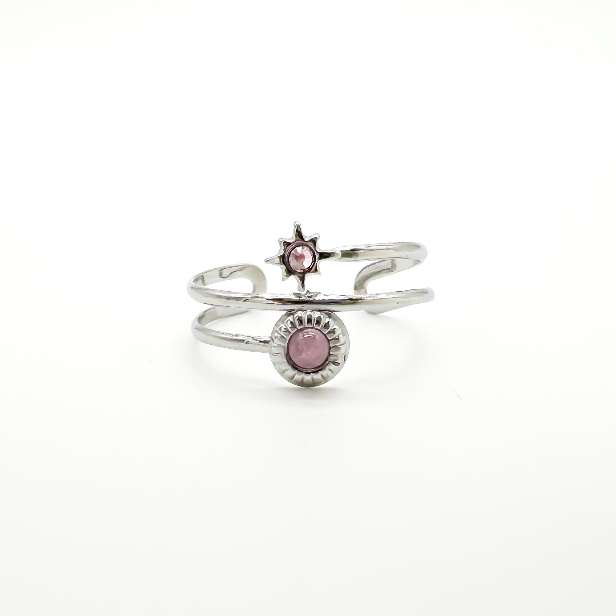 Candace - Ring - Stainless Steel - Adjustable