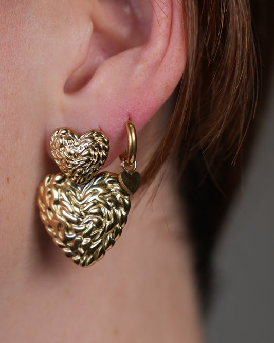 Little Heart - Orecchini - Acciaio inossidabile