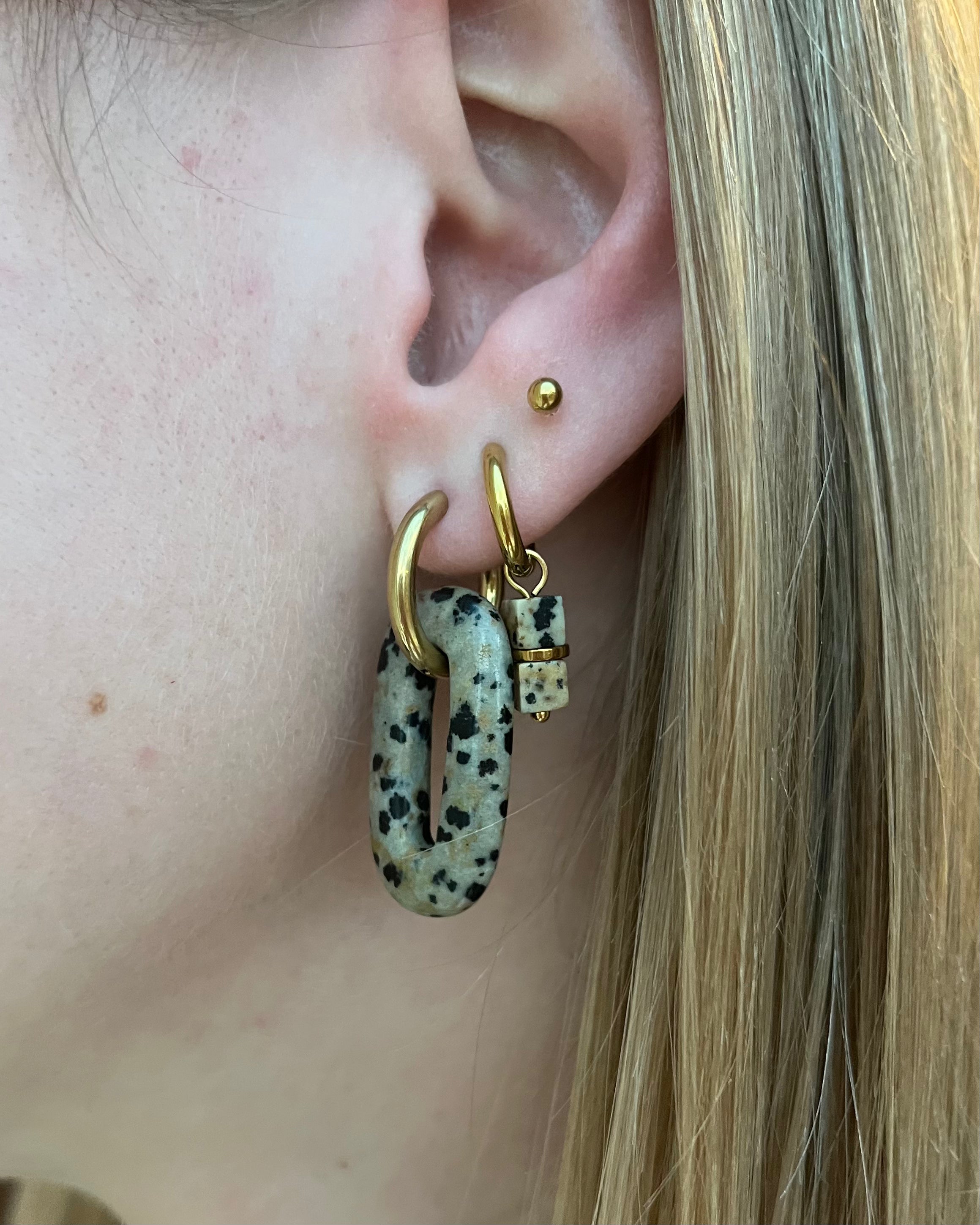 Sierra - Orecchini - Pietra naturale - Acciaio inossidabile