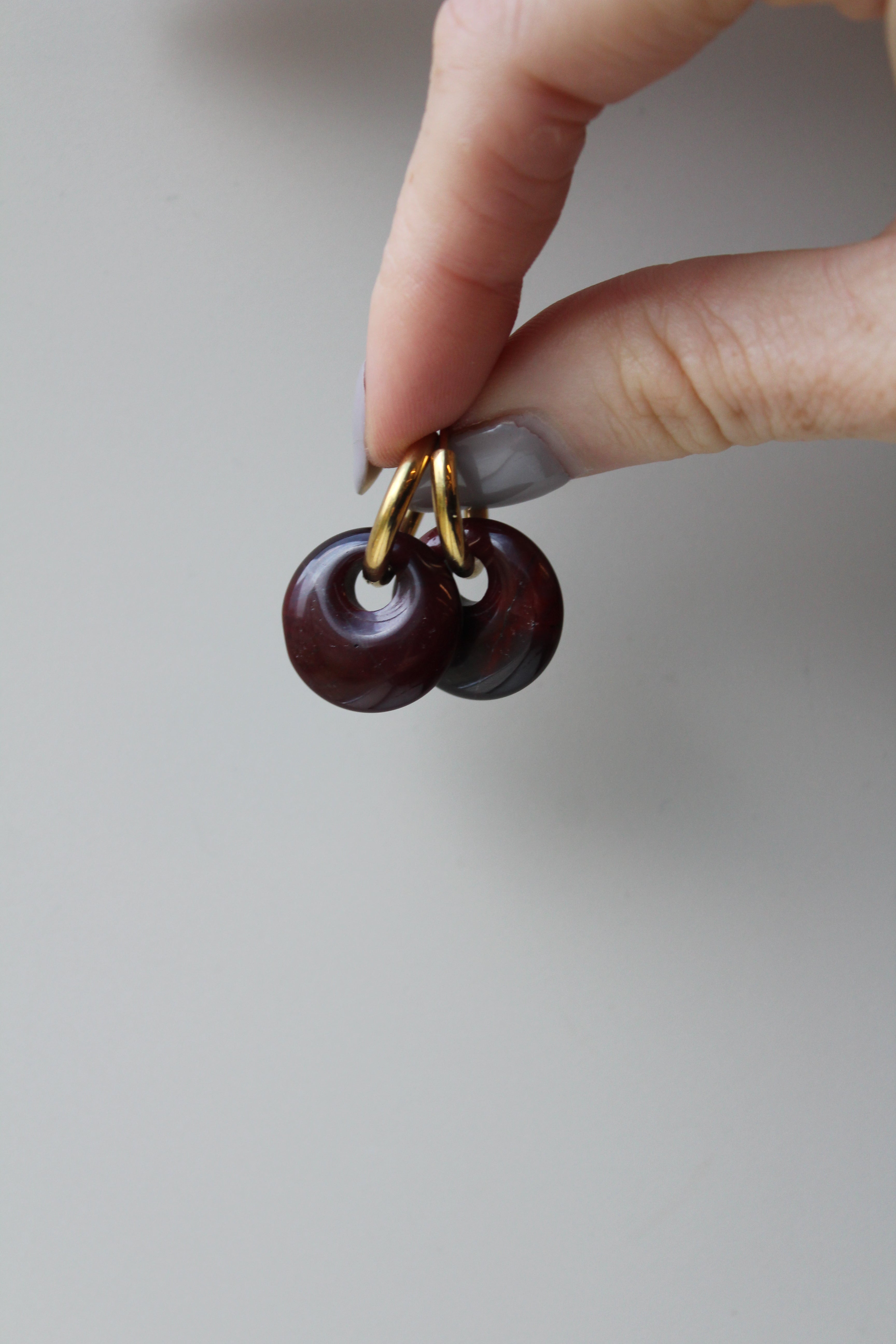 Isadora - Orecchini -  Pietra naturale-  Acciaio inossidabile