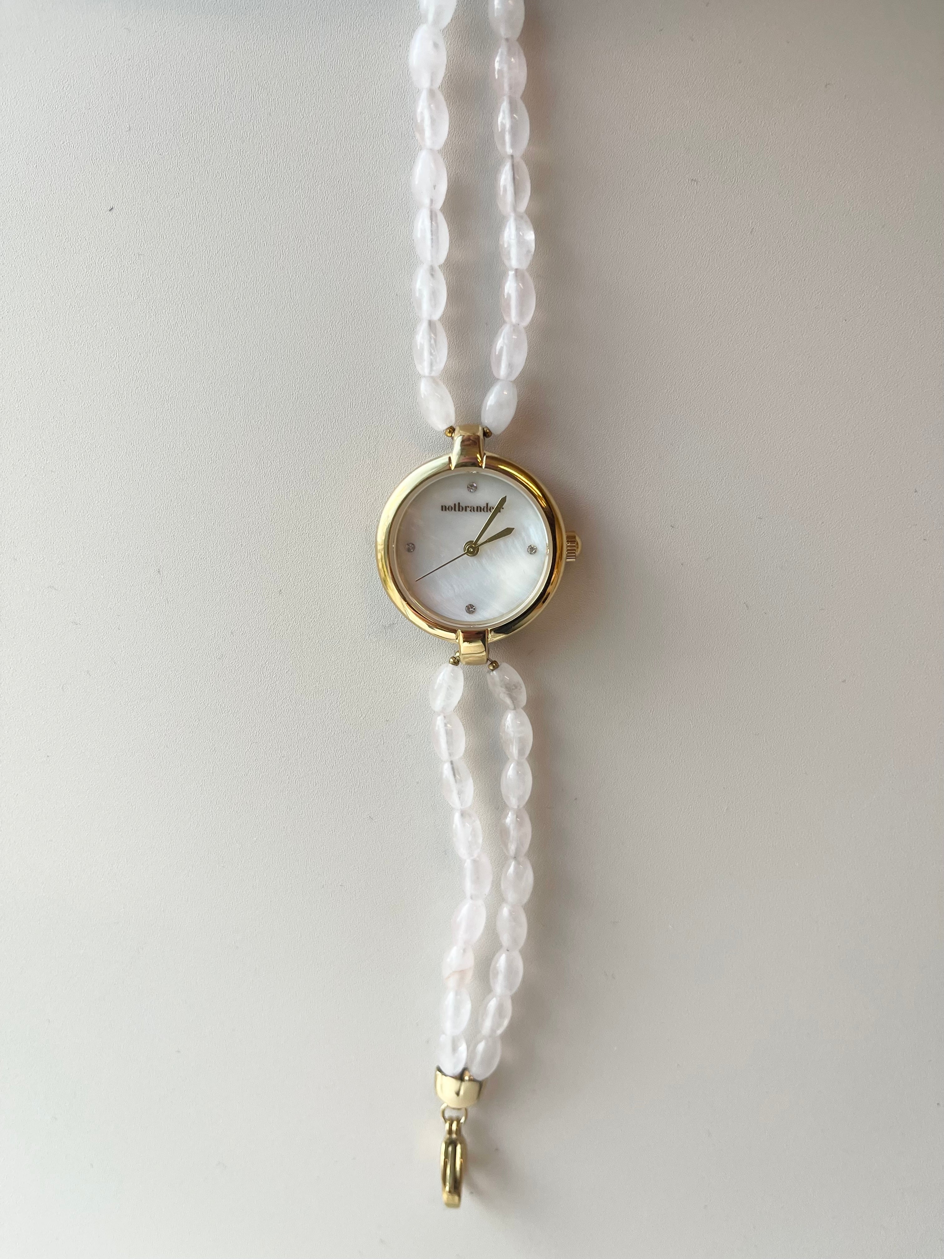 Rose - Orologio –  Pietra naturale - Acciaio inossidabile