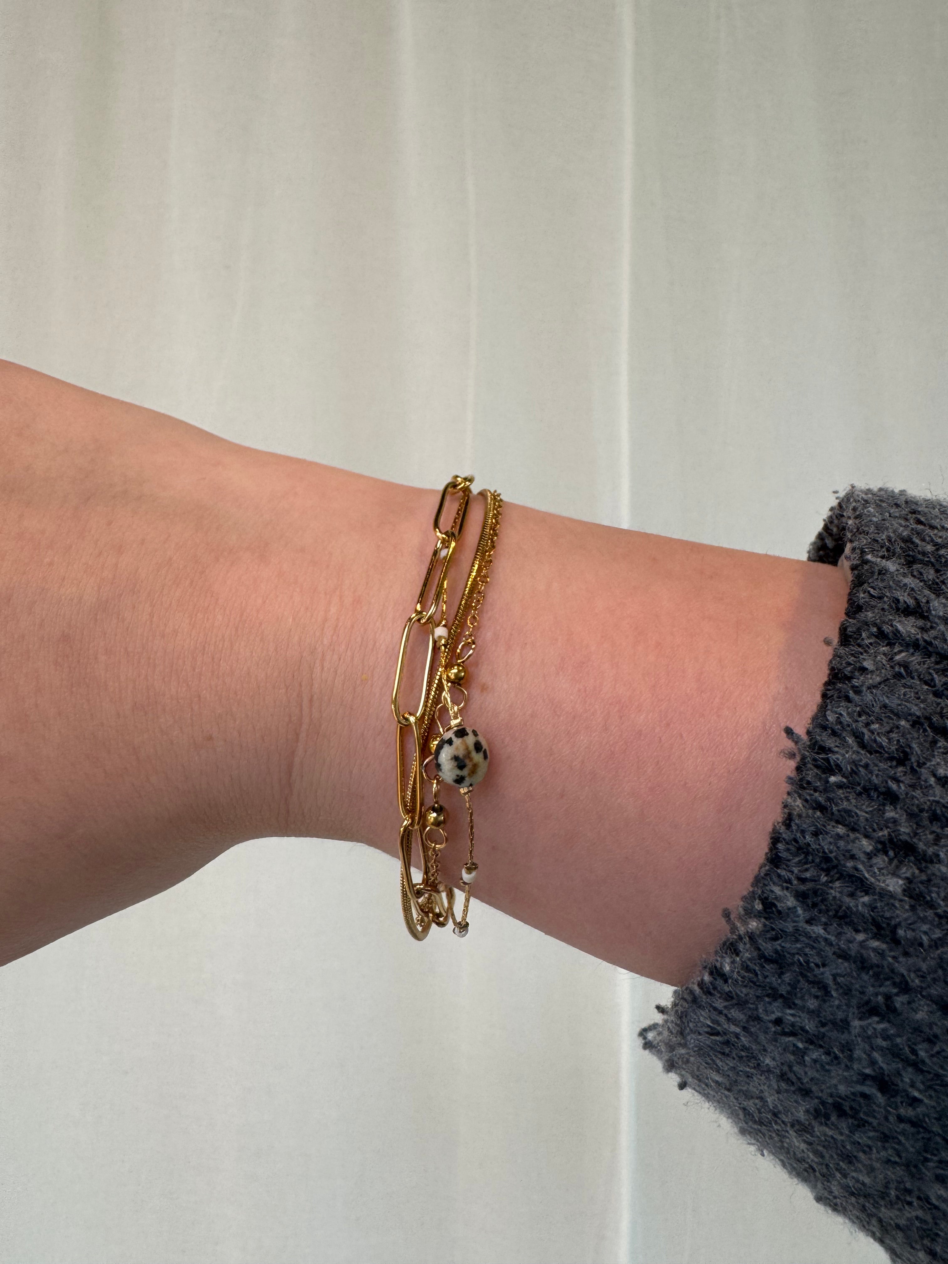 Eloise - Bracciale - 4 strati - Acciaio inossidabile