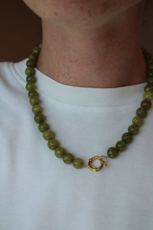 Samira - Collana - Pietra naturale -Acciaio inossidabile