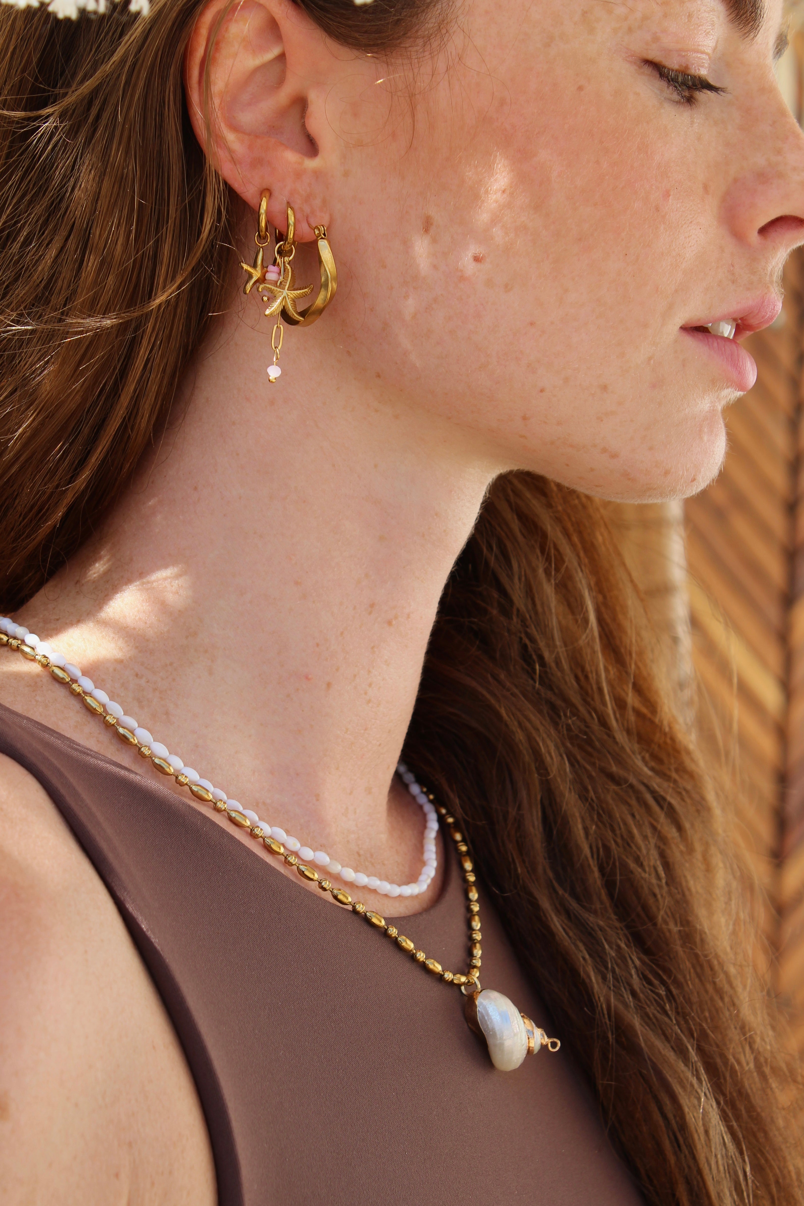 Sea Shell - Necklace - Stainless Steel